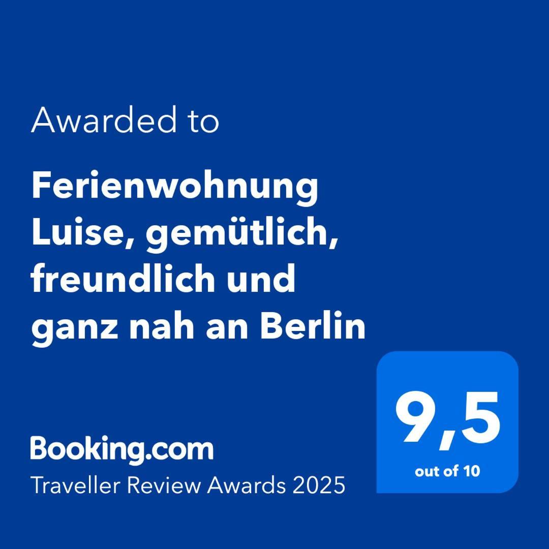 Apartment Luise, Gemuetlich, Freundlich Und Ganz Nah An Berlin Oranienburg